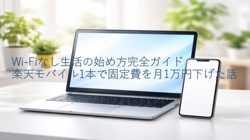 パソコンとスマートフォン